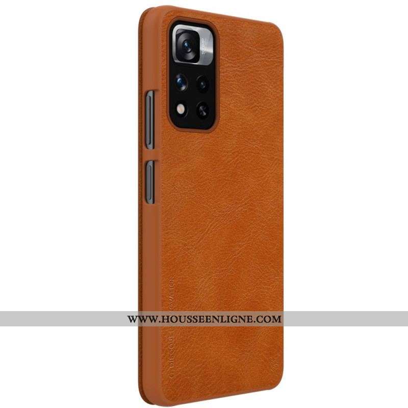 Flip Cover pour Xiaomi Redmi Note 11 Pro Plus 5G Nillkin Qin Series