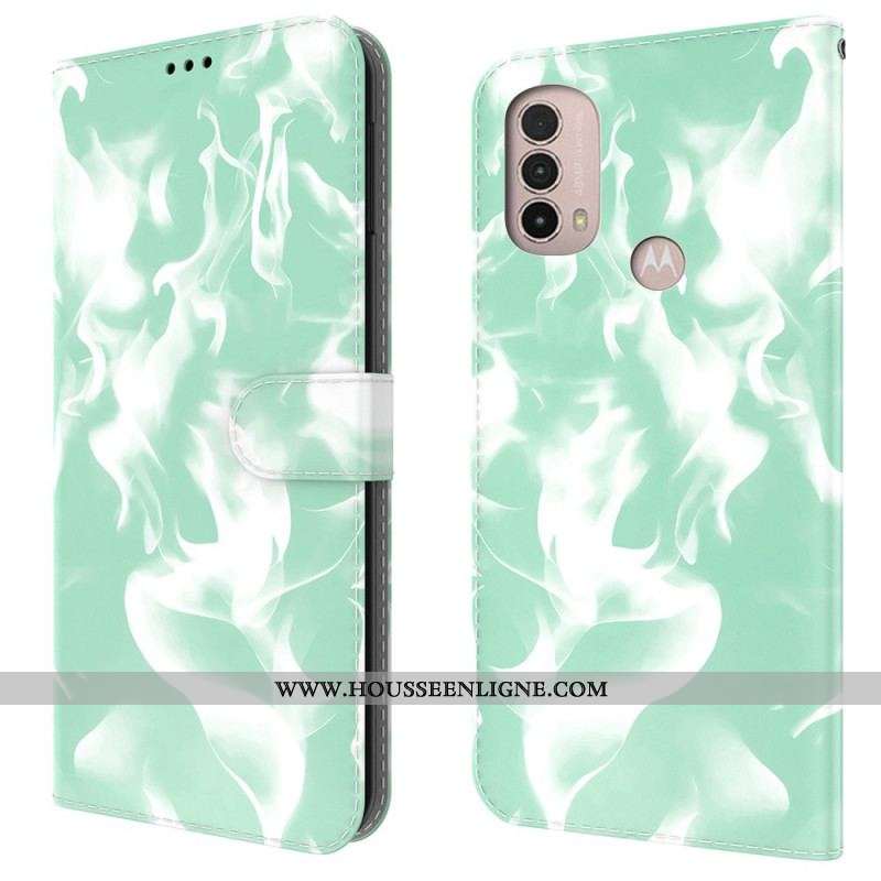 Housse Moto E40 / E30 /E20 Motif Abstrait