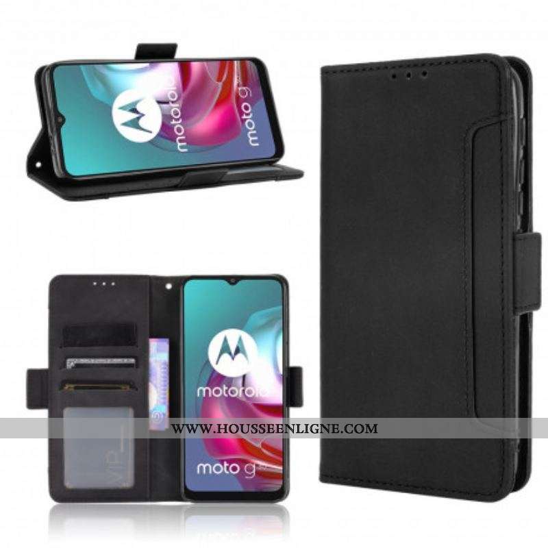 Housse Moto G30 / Moto G10 Classe Première Multi-Cartes