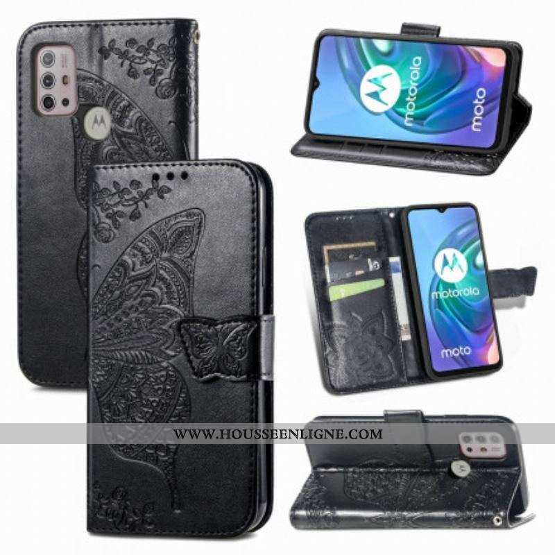 Housse Moto G30 / Moto G10 Demi Papillon