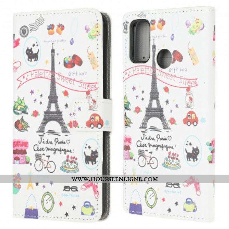 Housse Moto G30 / Moto G10 J'adore Paris