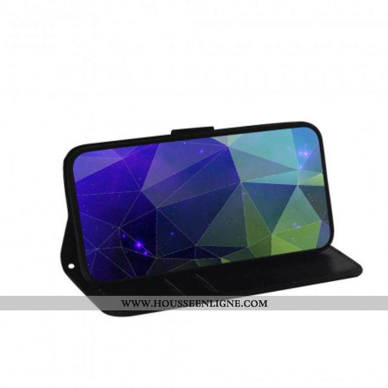 Housse Moto G30 / Moto G10  Simili Cuir Couverture Miroir