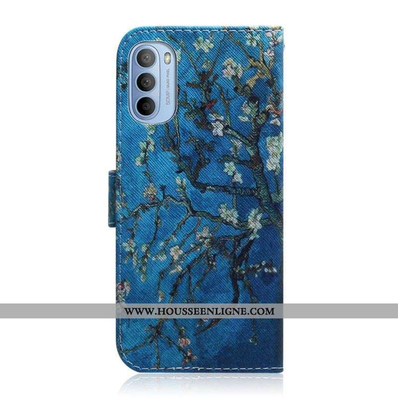 Housse Moto G41 / G31 Arbre Fleuri