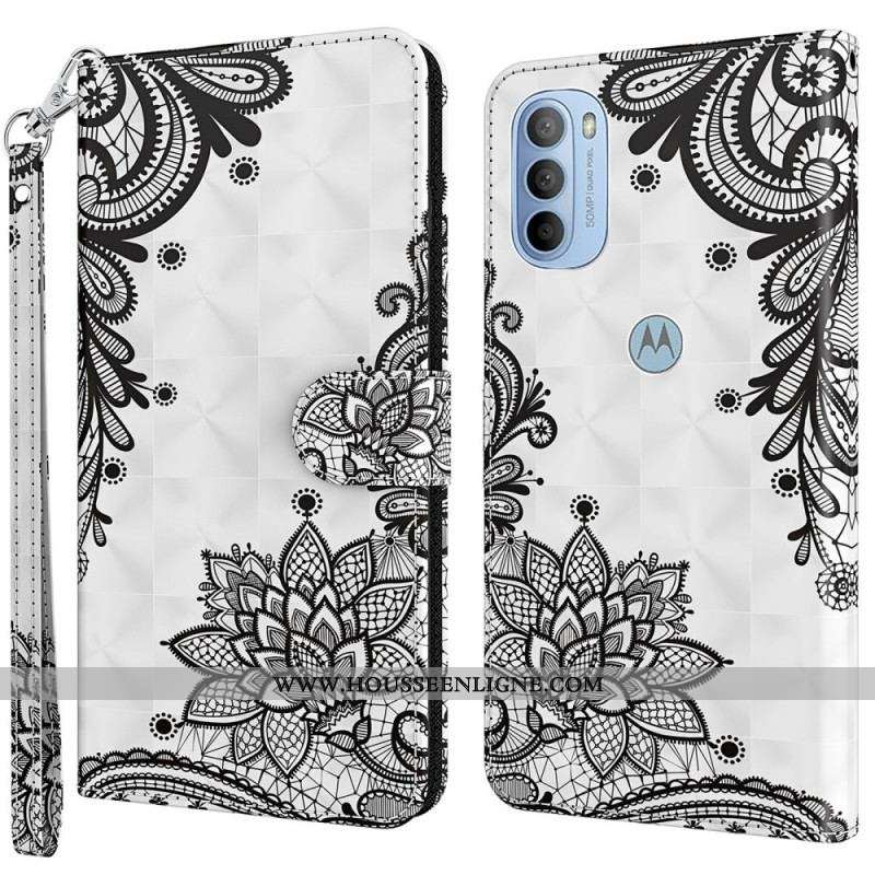 Housse Moto G41 / G31 Chic Dentelle