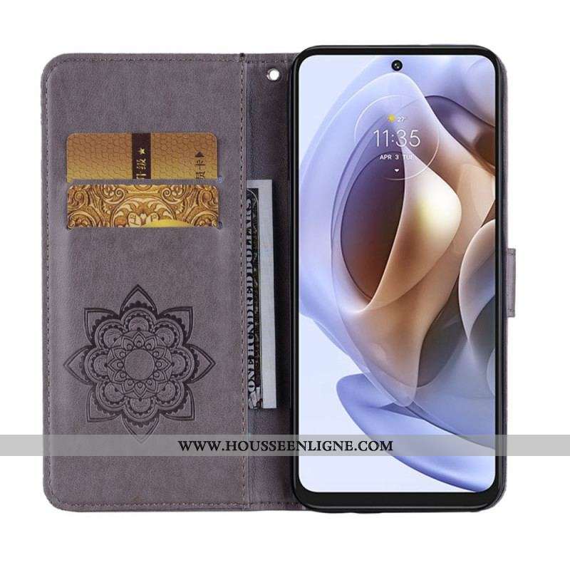 Housse Moto G41 / G31 Hibou Mandala