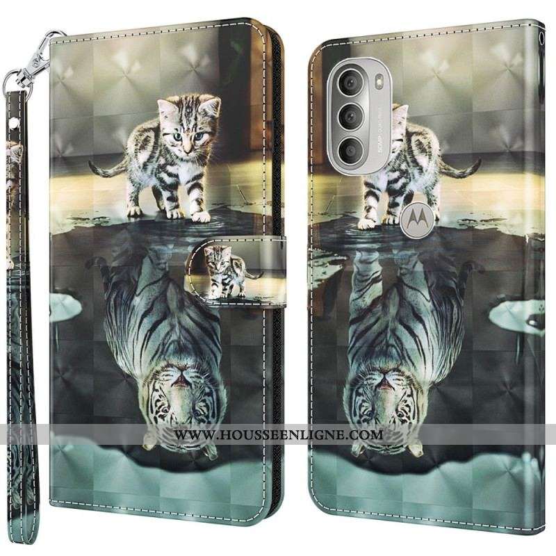 Housse Moto G51 5G Ernest Le Tigre