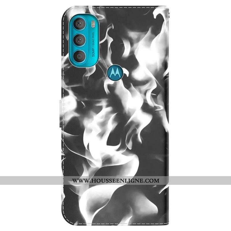 Housse Moto G71 5G Motif Abstrait