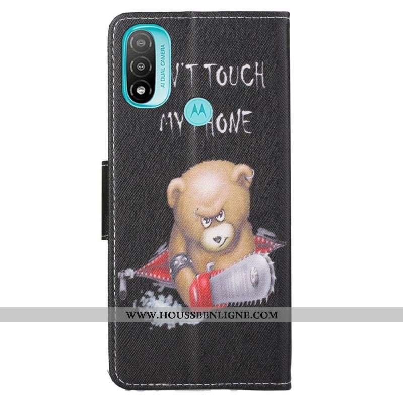 Housse Moto G71 5G Ours Dangereux