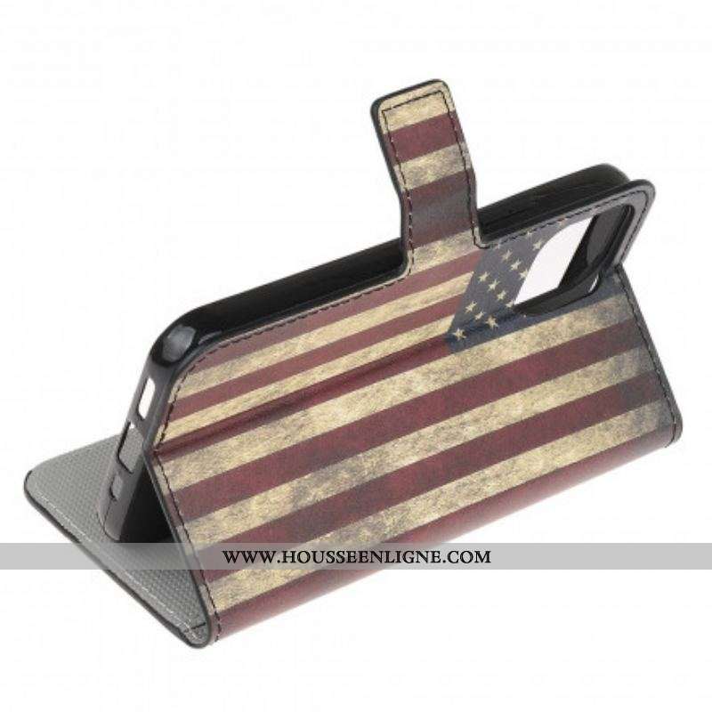 Housse Motorola Edge 20 Lite Drapeau Américain