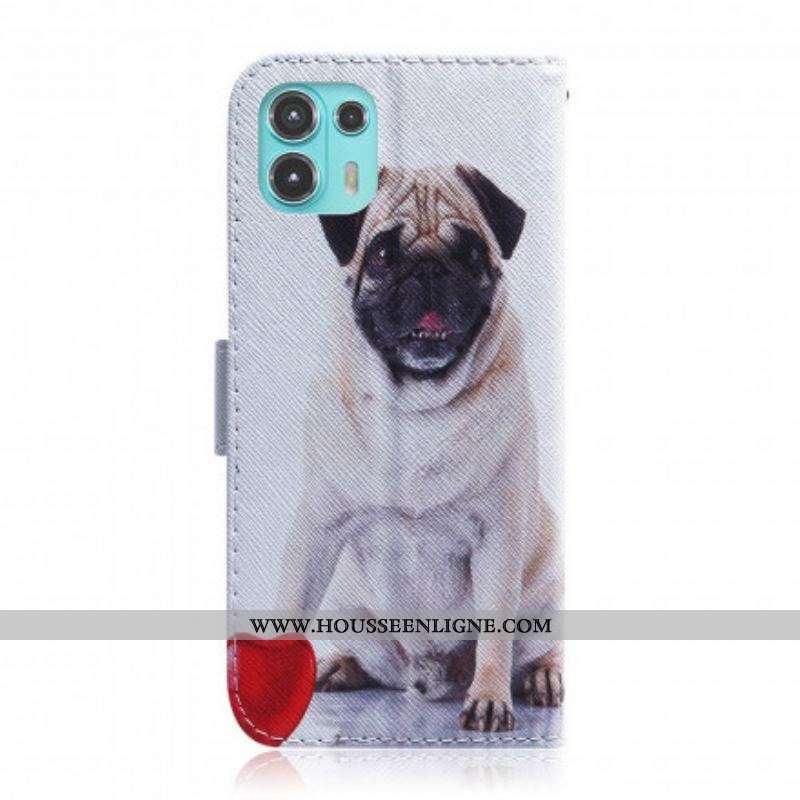 Housse Motorola Edge 20 Lite Pug Dog