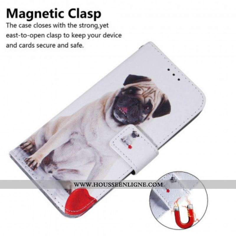 Housse Motorola Edge 20 Lite Pug Dog