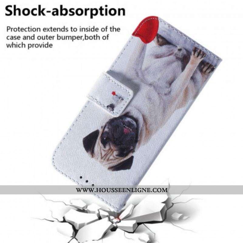 Housse Motorola Edge 20 Lite Pug Dog