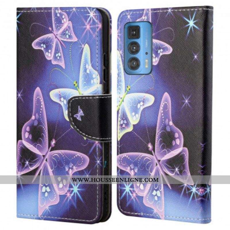 Housse Motorola Edge 20 Pro Butterflies