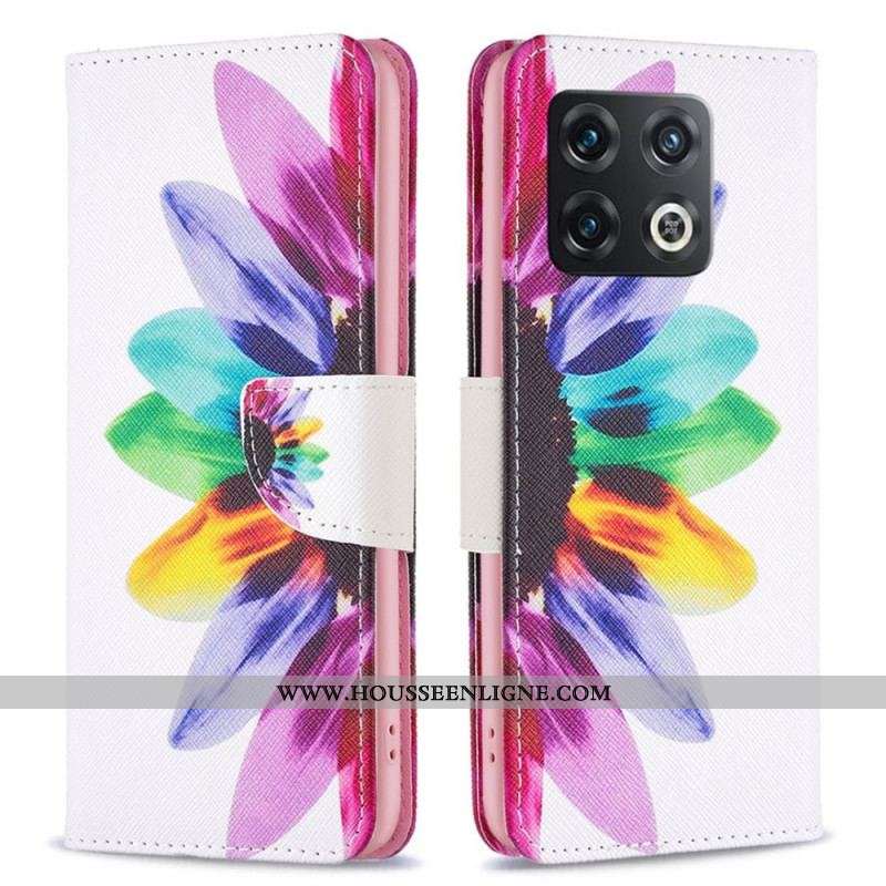 Housse OnePlus 10 Pro 5G Fleur Aquarelle