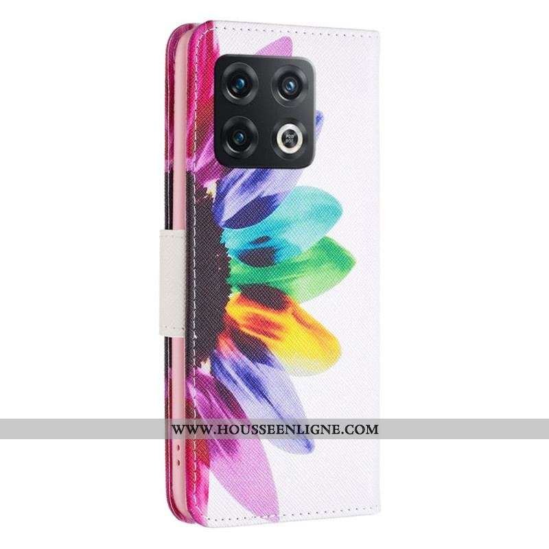 Housse OnePlus 10 Pro 5G Fleur Aquarelle