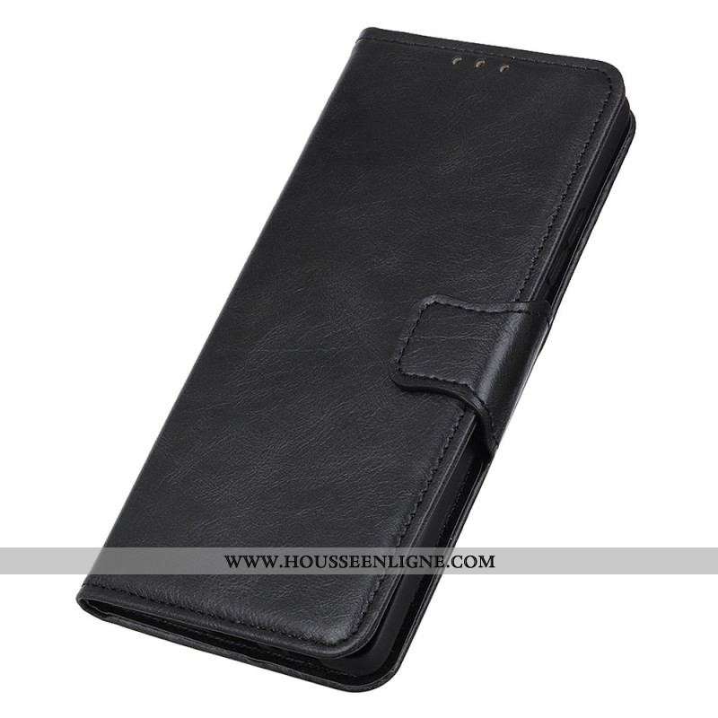 Housse OnePlus 10T 5G Style Cuir Fermoir Réversible