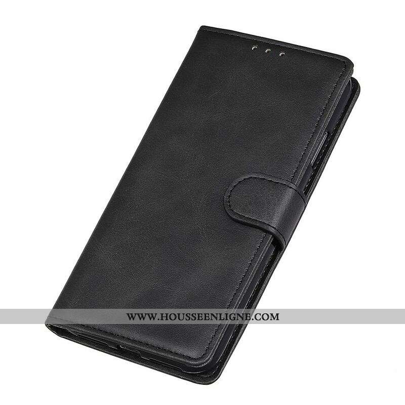 Housse OnePlus Nord 2 5G Matte Effet Cuir Rétro