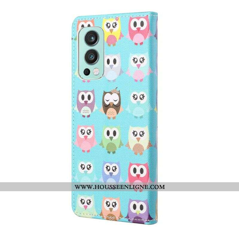 Housse OnePlus Nord 2 5G Multiples Hiboux