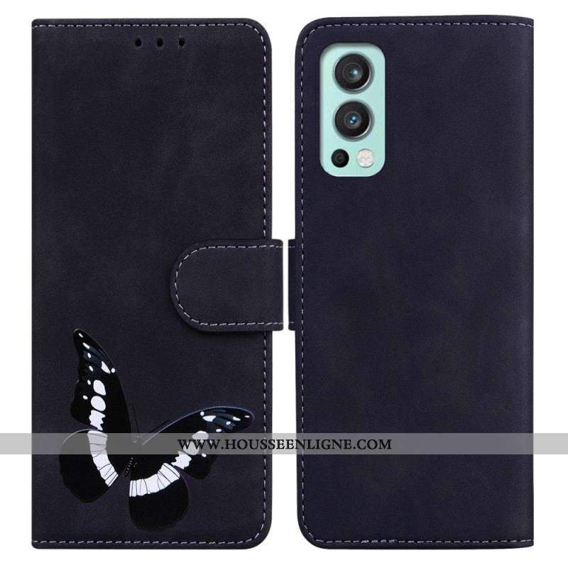 Housse OnePlus Nord 2 5G Skin-Touch Papillon