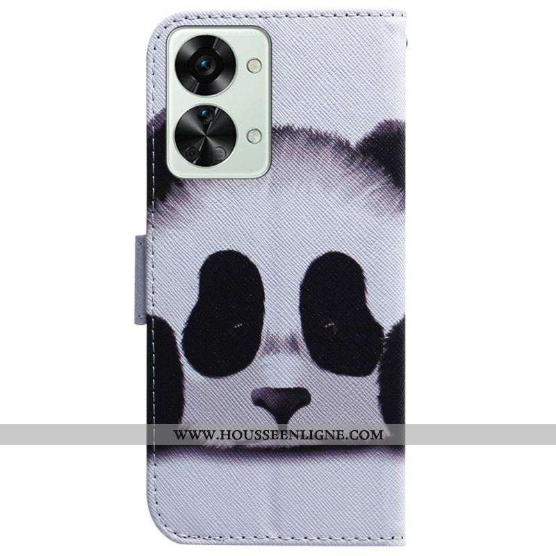 Housse OnePlus Nord 2T 5G Panda à Lanière