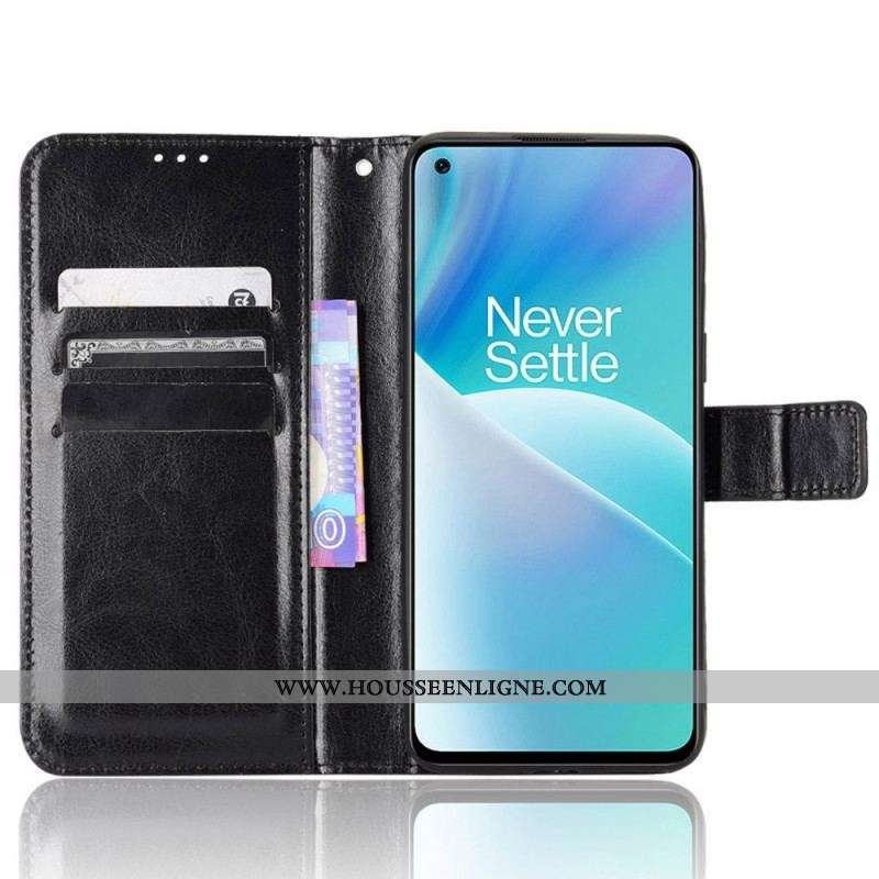 Housse OnePlus Nord 2T 5G Simili Cuir Flashy à Lanière