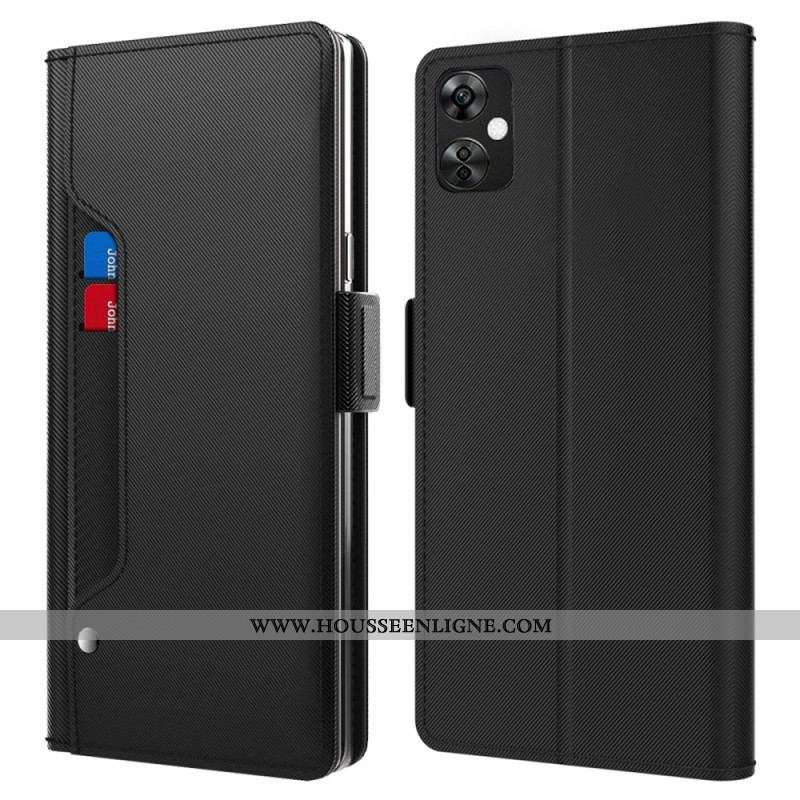 Housse OnePlus Nord CE 3 Lite 5G Miroir et Porte-Cartes Amovible