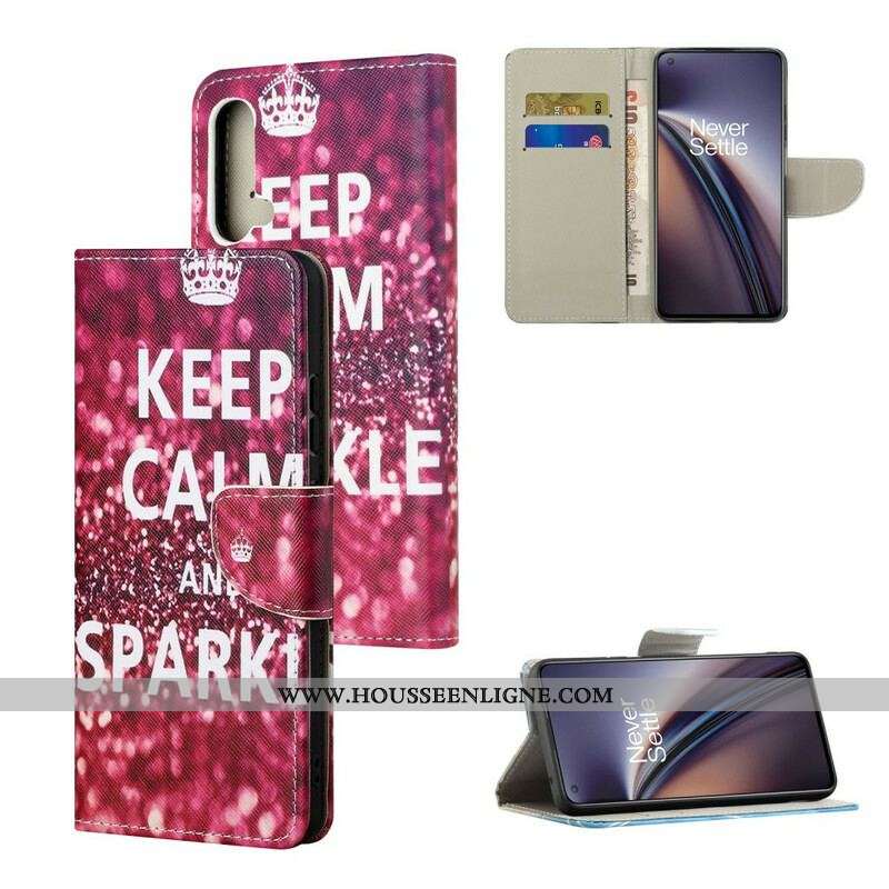 Housse OnePlus Nord CE 5G Keep Calm and Sparkle