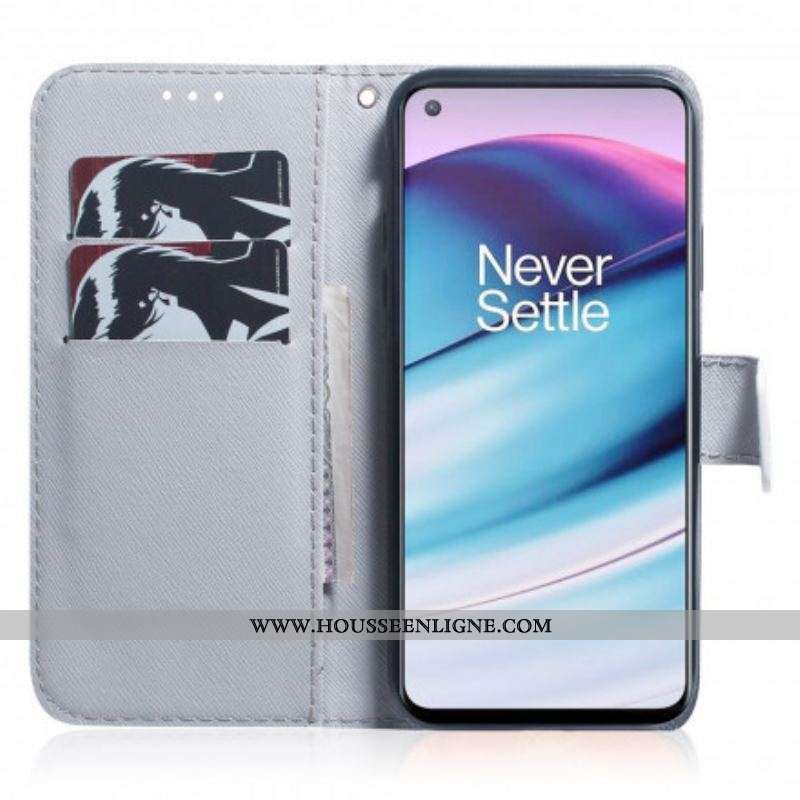 Housse OnePlus Nord CE 5G Peinture de Hiboux