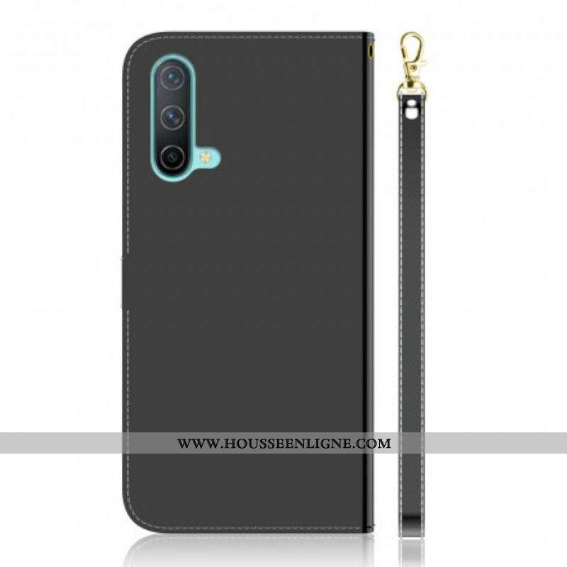 Housse OnePlus Nord CE 5G Simili Cuir Couverture MIroir