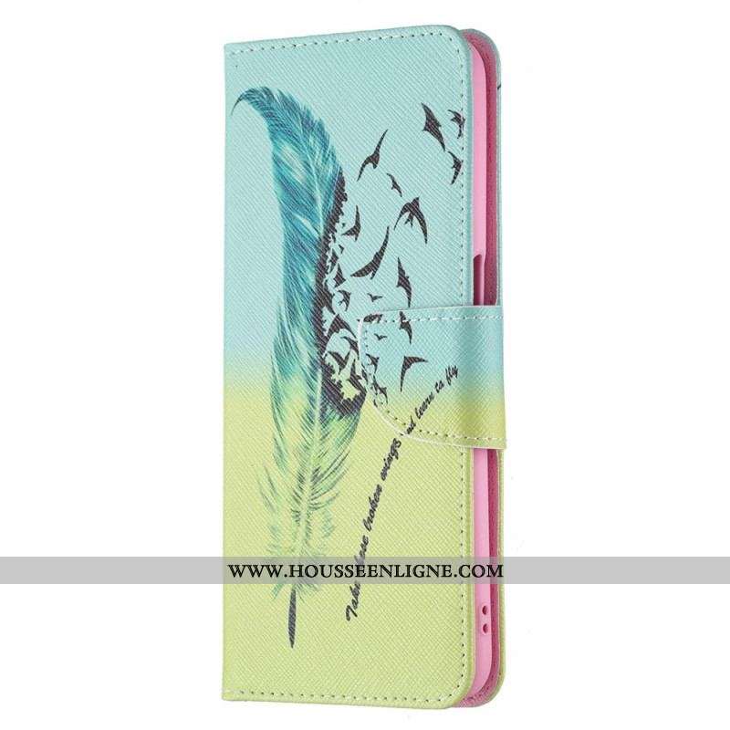 Housse Oppo A16 / A16s Plume Learn To Fly