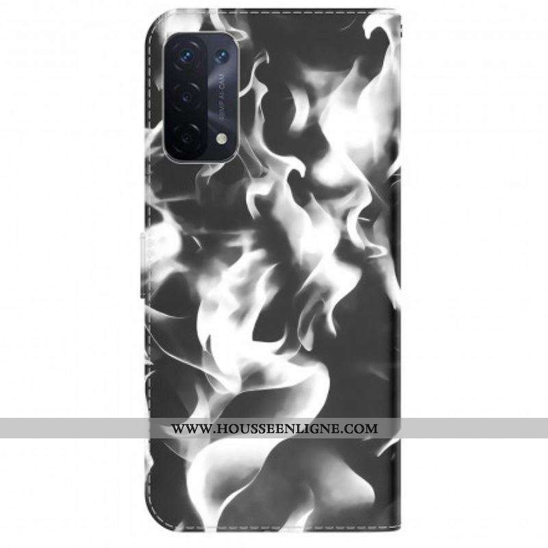 Housse Oppo A54 5G / A74 5G Motif Abstrait