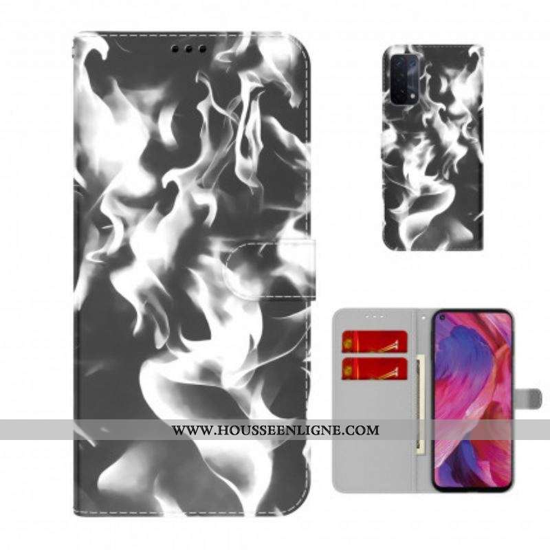 Housse Oppo A54 5G / A74 5G Motif Abstrait