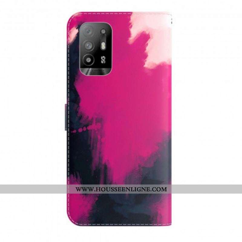 Housse Oppo A94 5G Aquarelle