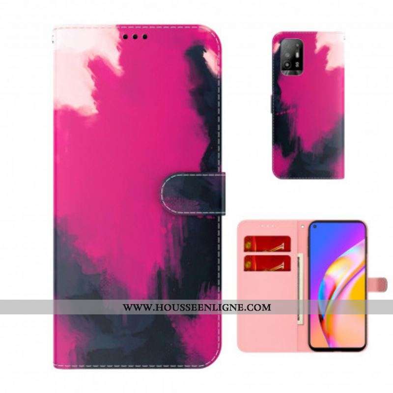 Housse Oppo A94 5G Aquarelle