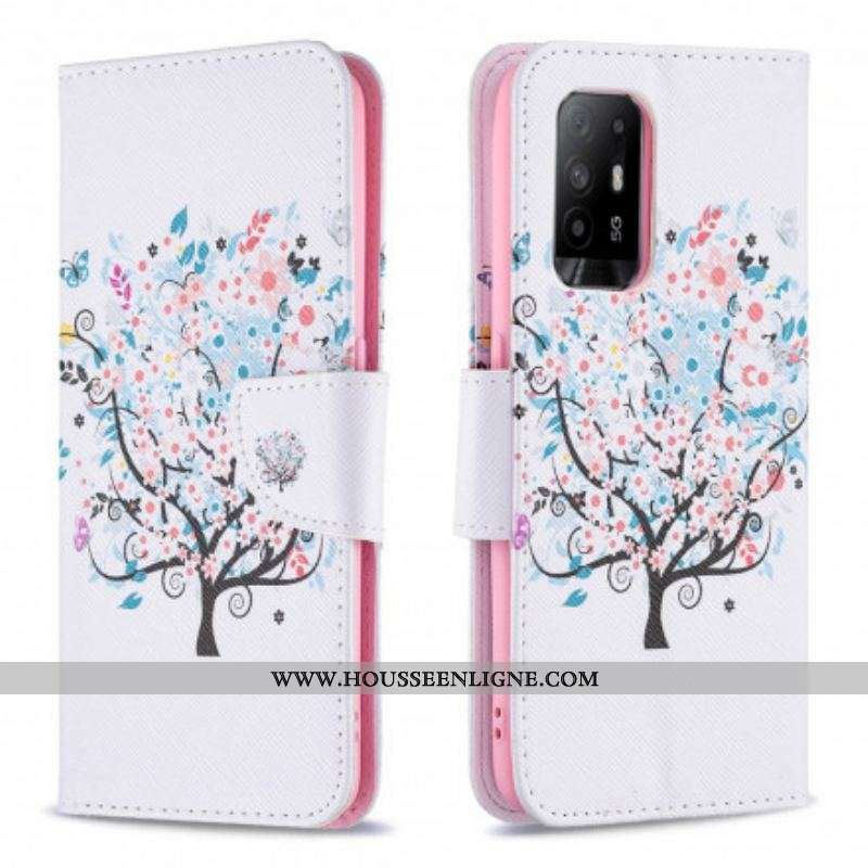 Housse Oppo A94 5G Flowered Tree