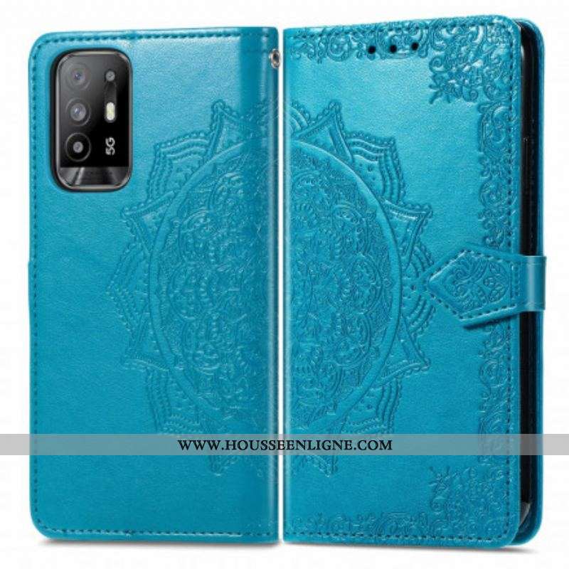 Housse Oppo A94 5G Mandala Moyen Age