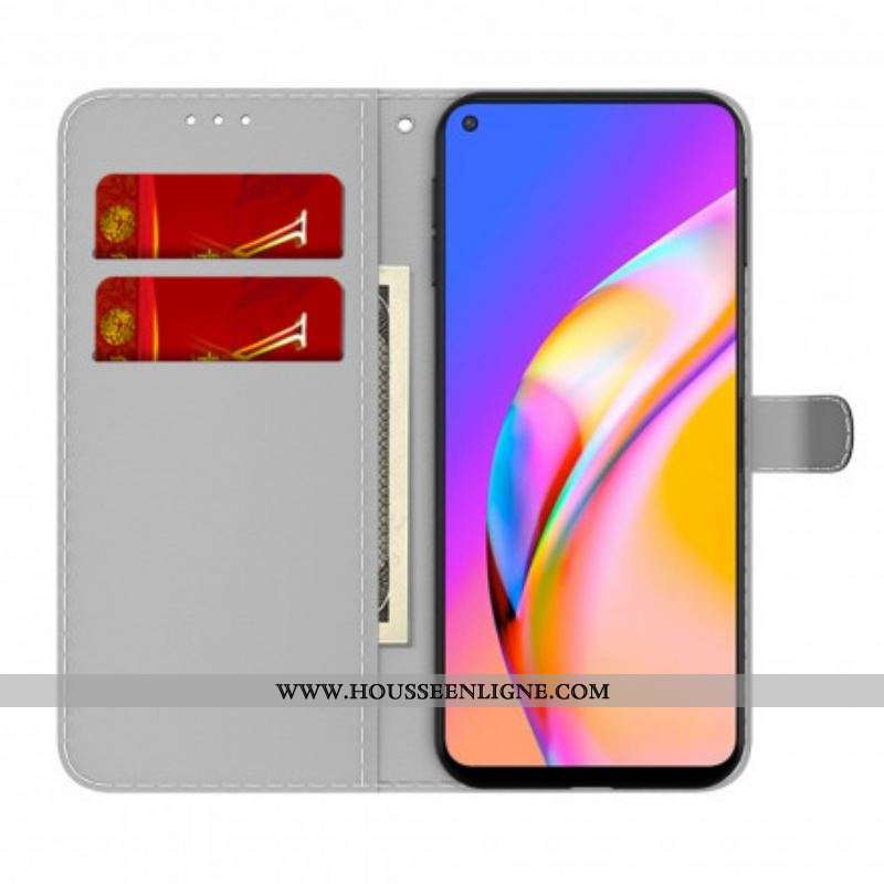 Housse Oppo A94 5G Motif Abstrait