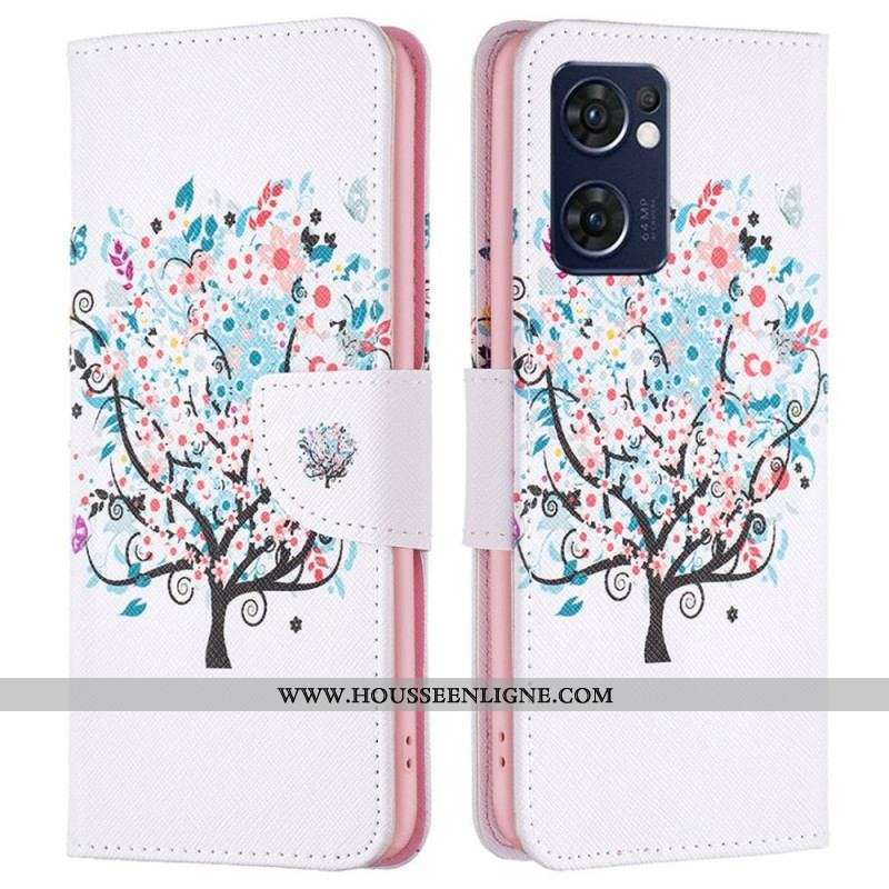 Housse Oppo Find X5 Lite Flowered Tree