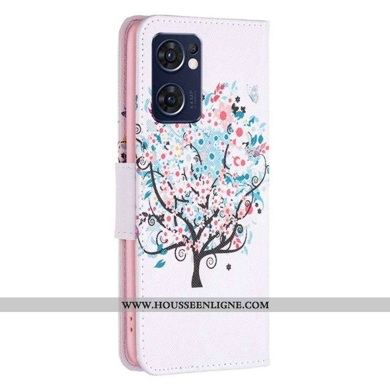 Housse Oppo Find X5 Lite Flowered Tree