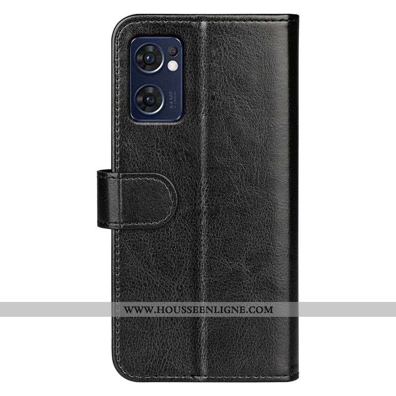 Housse Oppo Find X5 Lite Style Cuir Vintage