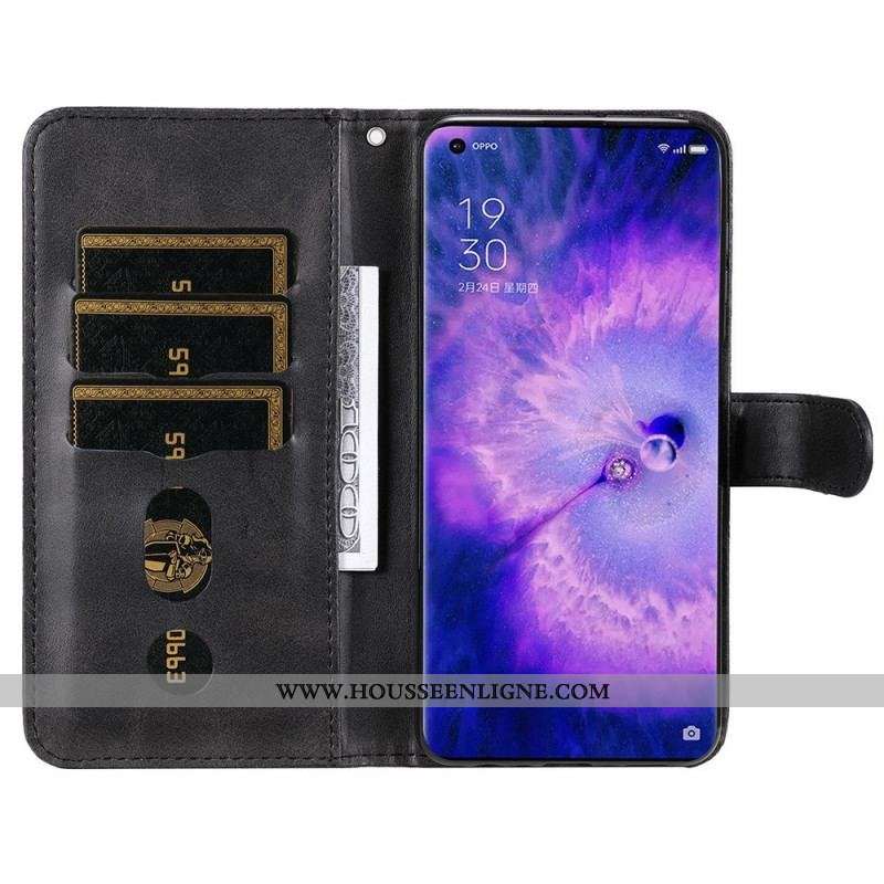 Housse Oppo Find X5 Pro Porte-monnaie