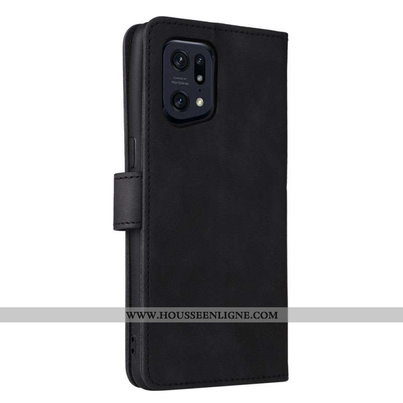 Housse Oppo Find X5 Pro Unie Vintage