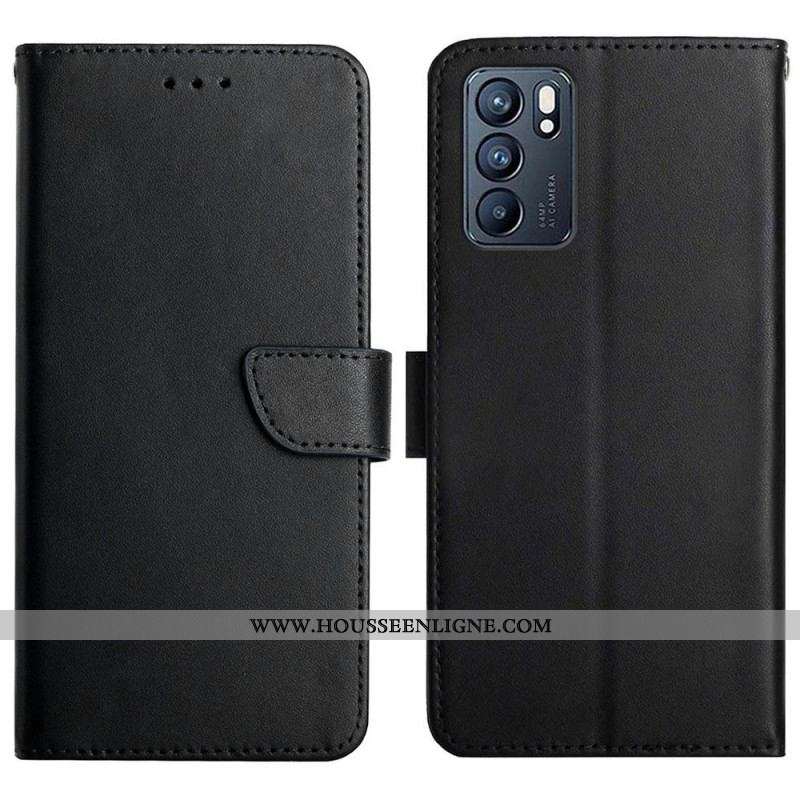 Housse Oppo Reno 6 5G Cuir Nappa Véritable