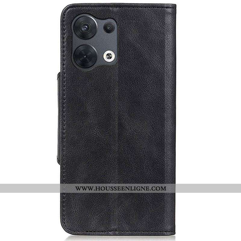 Housse Oppo Reno 8 Bouton Magnétique