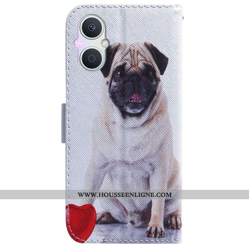 Housse Oppo Reno 8 Lite Pug Dog