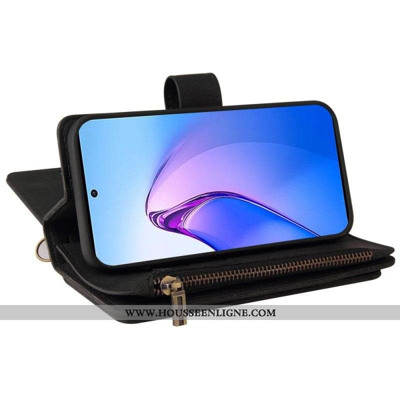 Housse Oppo Reno 8 Pro Multi-Fonctions Porte-Cartes