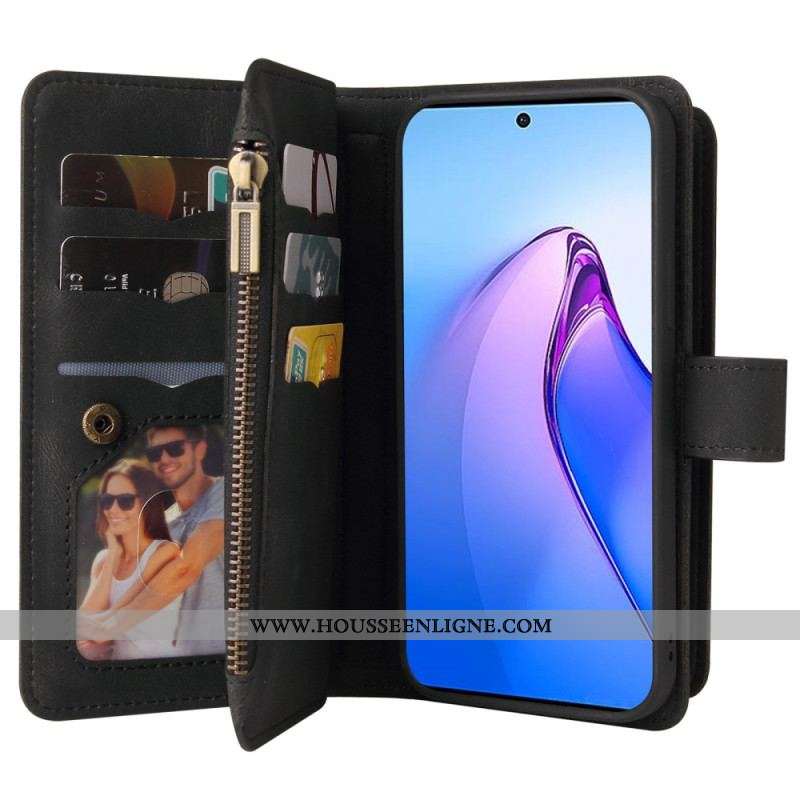 Housse Oppo Reno 8 Pro Multi-Fonctions Porte-Cartes