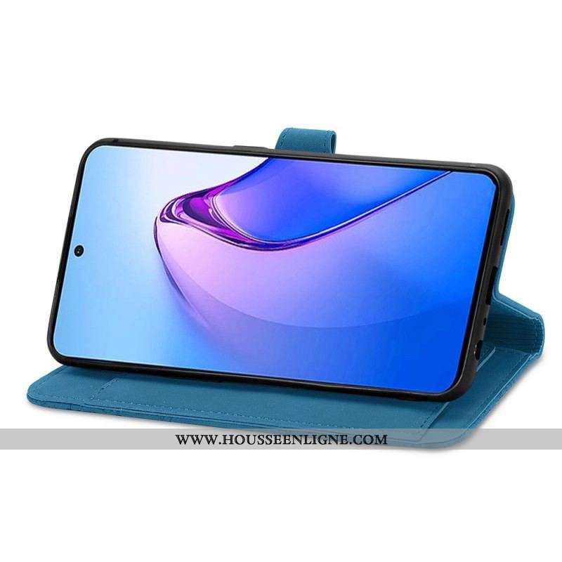 Housse Oppo Reno 8 Pro Porte-Monnaie Dentelle