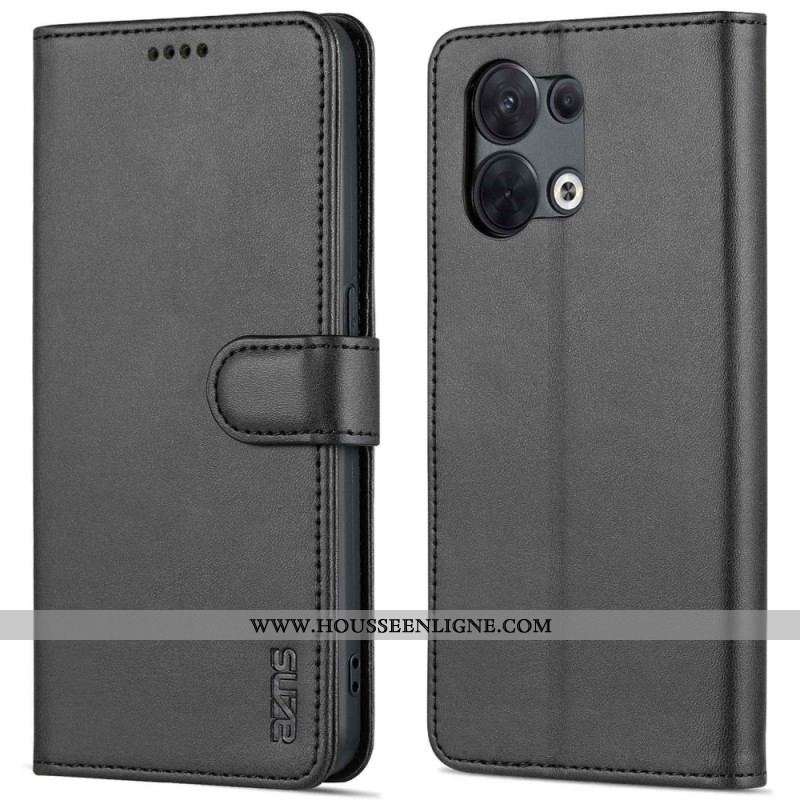 Housse Oppo Reno 8 Style Cuir AZNS