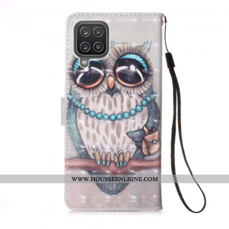 Housse Samsung Galaxy A12 / M12 Miss Hibou